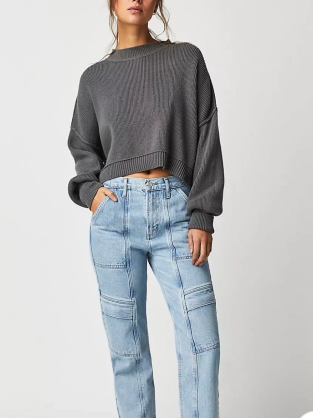AGOLDE Cooper Cargo Utility Denim Jeans In Rank Women’s Size 24